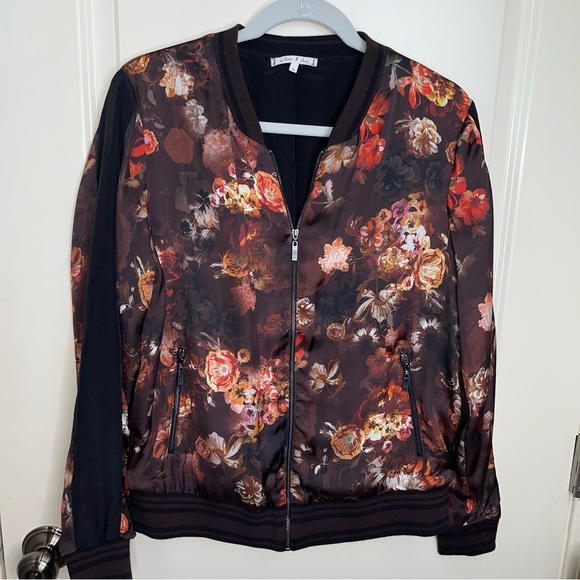 willow & clay fall floral bomber jacket - Picture 12 of 13